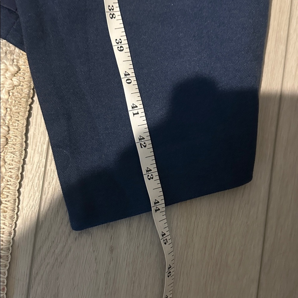 Women's Blue Long Coat - Picture 10 of 10